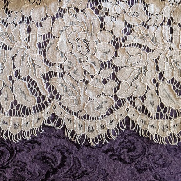 BHLDN Jenny Yoo Cleo Lace Shell Overlay Top NWOT - Picture 8 of 16